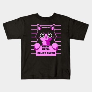 Elliot Smith cats Kids T-Shirt